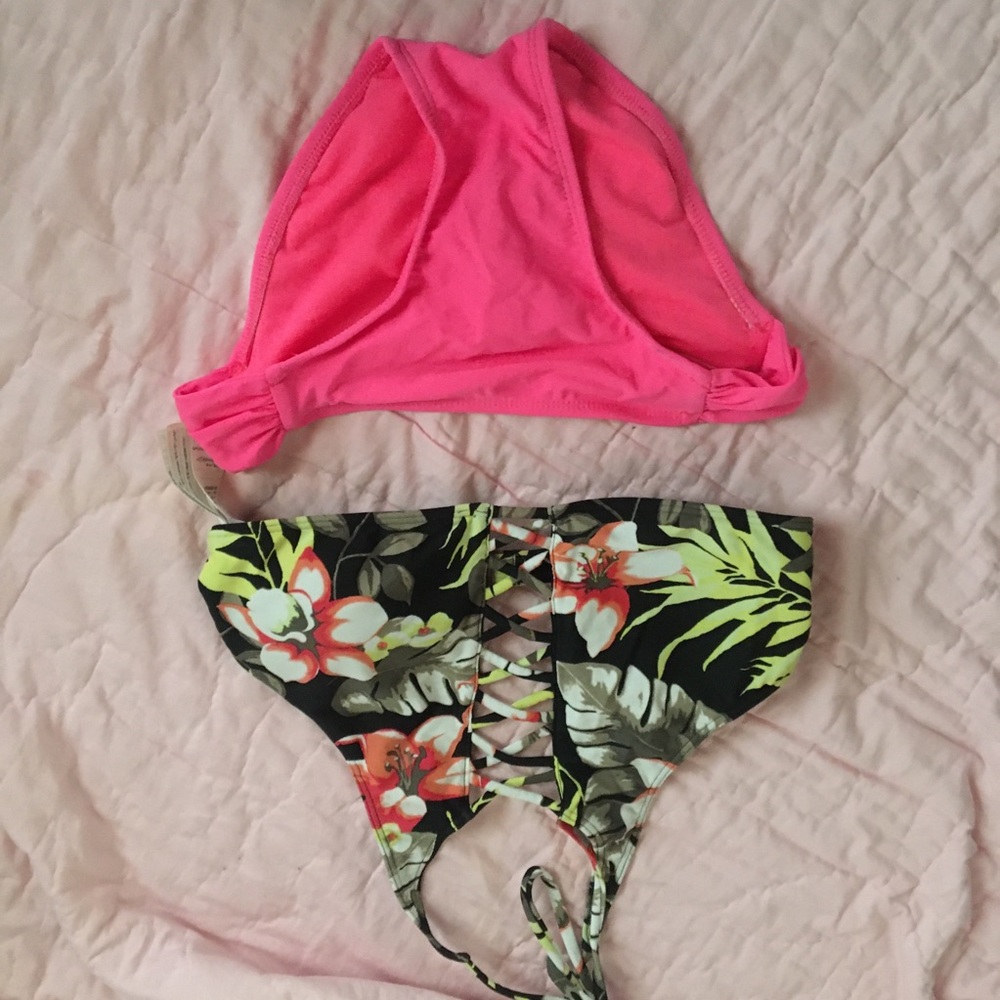 Never worn two piece bathing suit
